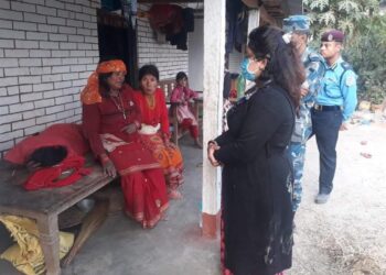 आगलागीमा परी ज्यान गुमाएका परिवारलाई जिल्ला विपत्त व्यवस्थापन कोषबाट राहत