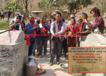 रामेछाप र ओखलढुंगा जोड्ने लखनटार झोलुङ्गे पुल संचालनमा, स्थानीयलाई सहज