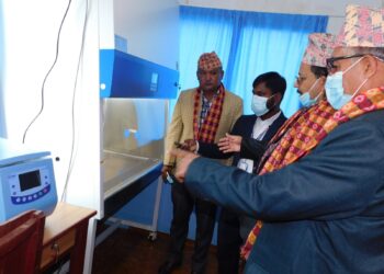 रामेछापमा पिसिआर मेसिन ल्याएको साँढे दुई महिनामा उद्घाटन, संचालनको छैन् टुंगो