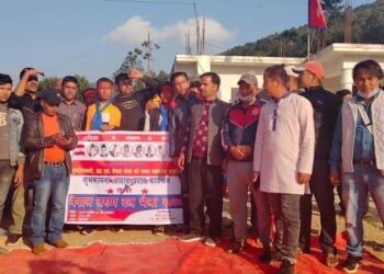 सुकाजोरमा दुई दर्जन युवा नेपाली काँग्रेसमा प्रवेश