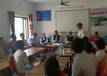 बाख्रा पालक कृषकलाई आधुनिक र व्यवस्थित बाख्रापालन व्यवसाय विस्तारको तीन दिने तालिम