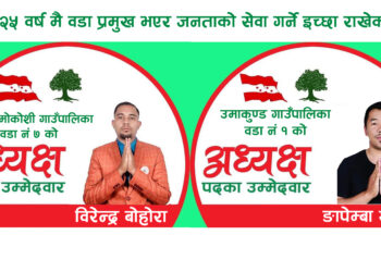 वडाध्यक्ष पदका कान्छा उम्मेद्वारः जसले २५ वर्ष मै जनताको सेवा गर्ने इच्छा राखेका छन्