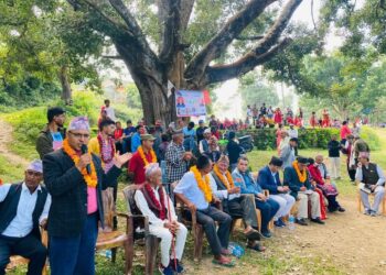 रामेछाप प्रदेशसभा (क) मा एमालेको चुनावी प्रचार प्रसार सुरु