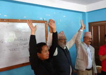 प्रतिनिधि सभामा स्वतन्त्र उम्मेद्वार रहेका चन्द्र राउतको समर्थन कान्छारामलाई