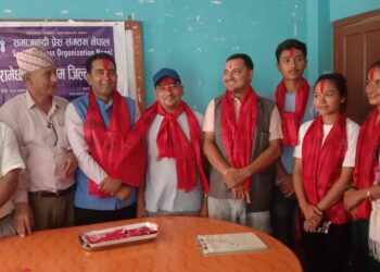 समाजबादी प्रेस संगठन रामेछापको अध्यक्षमा कैलाश खत्री