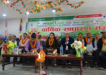 मन्थली बचतको २६ वर्षे यात्राः १ अर्ब १४ करोड बढीको कारोबार, एक वर्षको नाफा ५८ लाख