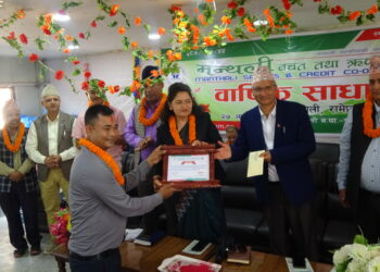 पत्रकार युवराज श्रेष्ठ सम्मानित