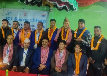 रामेछाप जेसिज वर्ष २०२४ को अध्यक्षमा सन्तोष खत्री निर्वाचित