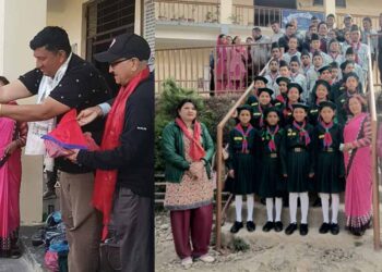 व्यक्तिगत सहयोगमा स्काउट पोसाक वितरण