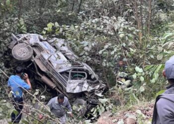 रामेछापको फर्पुमा गाडी दुर्घटनमा वडाध्यक्ष सहित ५ जनाको ज्यान गयो