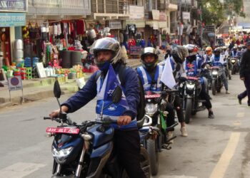 मन्थलीदेखि जिरीसम्म यामाह बाइक राइड सम्पन्न, पर्यटन प्रवर्द्धनमा टेवा