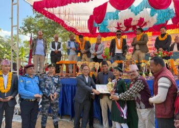 मन्थली नगरपालिका स्तरीय ८औँ राष्ट्रपति रनिङ शिल्डको उपाधि मन्थली माविले जित्ने निश्चित